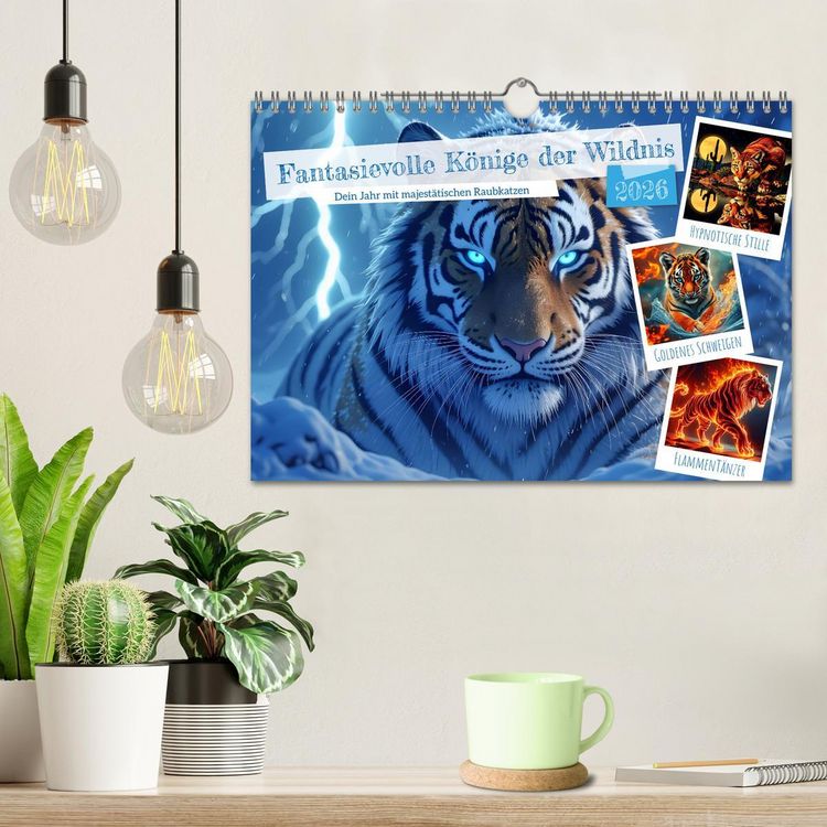 Produktbild: Fantasievolle K&ouml;nige der Wildnis (Wandkalender 2026 DIN A4 quer), CALVENDO Monatskalender