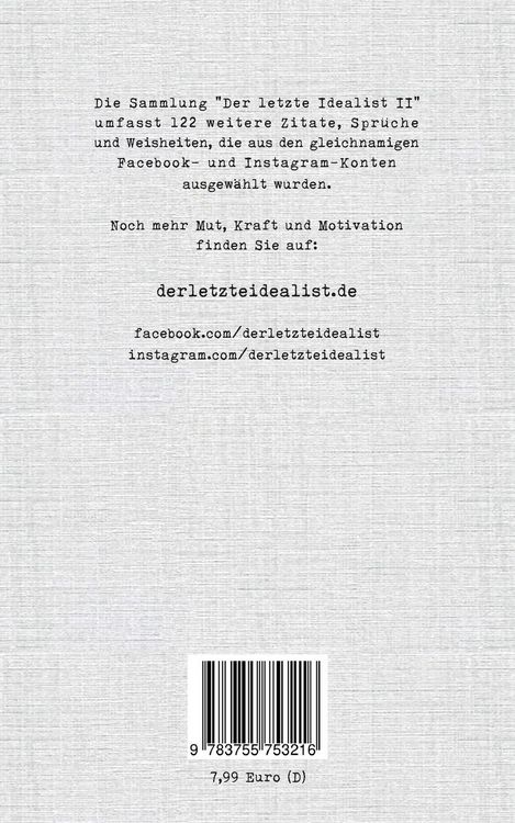 Produktbild: Der letzte Idealist II