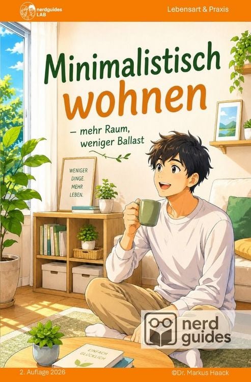 Produktbild: Nerdguides / Minimalistisch wohnen - Mehr Raum, weniger Ballast