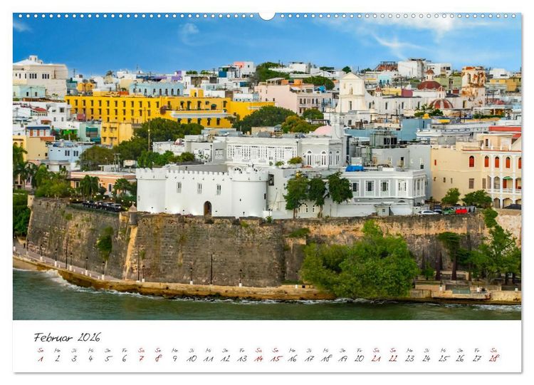 Produktbild: San Juan - Inselstadt in der Karibik (Wandkalender 2026 DIN A2 quer), CALVENDO Monatskalender