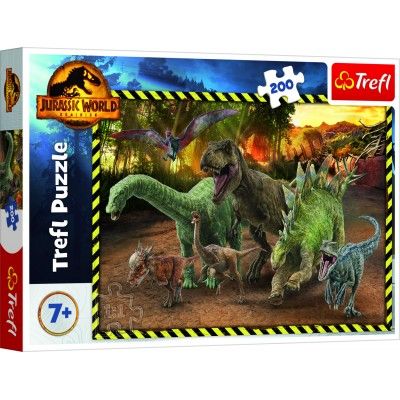 Produktbild: Puzzle 200 Jurassic World (Kinderpuzzle)