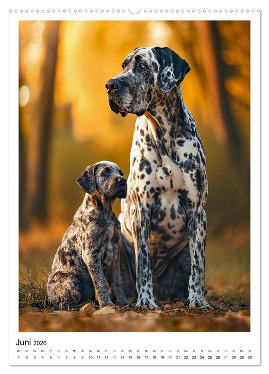 Produktbild: Hunde Lieblinge (hochwertiger Premium Wandkalender 2026 DIN A2 hoch), Kunstdruck in Hochglanz