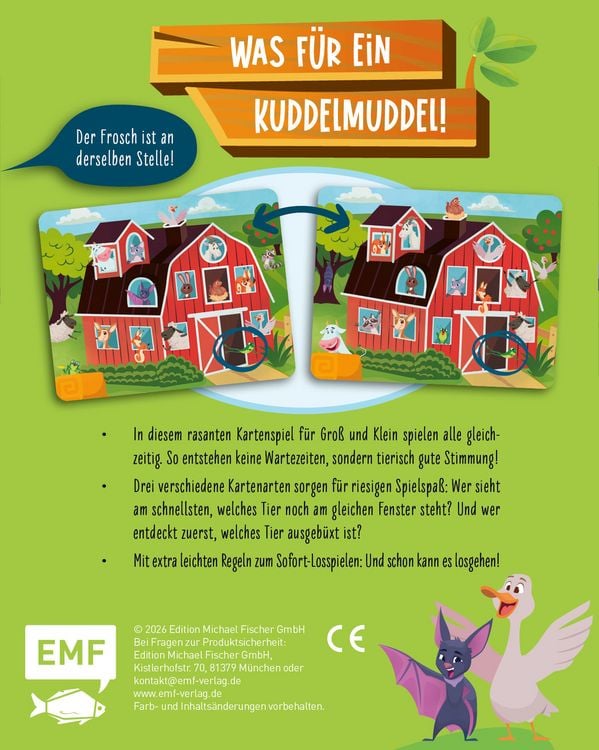 Produktbild: Kartenspiel: Kuddelmuddel &ndash; Das tierische Bildersuchspiel ab 5 Jahren