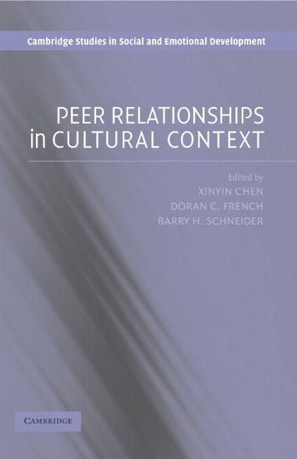 Produktbild: Peer Relationships in Cultural Context
