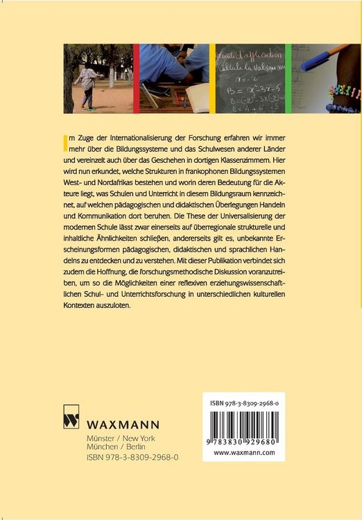 Produktbild: Schulsysteme, Unterricht und Bildung im mehrsprachigen frankophonen Westen und Norden Afrikas