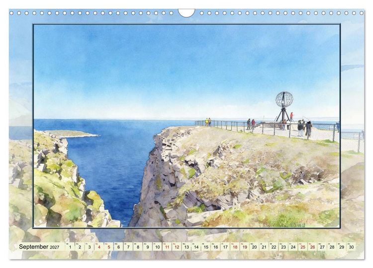 Produktbild: Impressionen aus Norwegen (Wandkalender 2027 DIN A3 quer), CALVENDO Monatskalender
