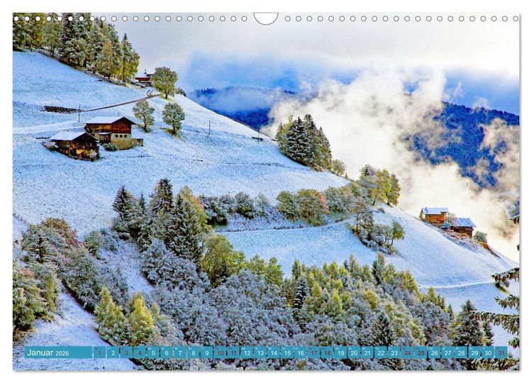 Produktbild: Ultental Wundersch&ouml;ne alte Bauernh&auml;user (Wandkalender 2026 DIN A3 quer), CALVENDO Monatskalender
