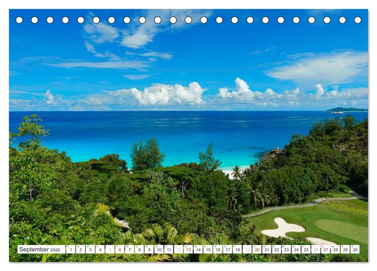 Produktbild: Seychellen - Ein letztes Paradies auf Erden (Tischkalender 2026 DIN A5 quer), CALVENDO Monatskalender