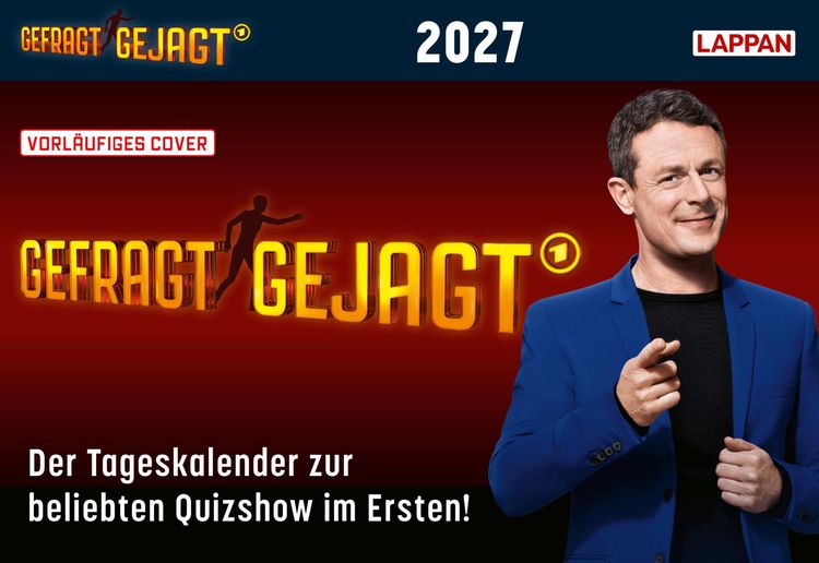 Produktbild: Gefragt Gejagt &ndash; Tagesabrei&szlig;kalender 2027