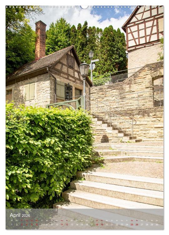 Produktbild: Bietigheim Altstadt (Wandkalender 2026 DIN A2 hoch), CALVENDO Monatskalender