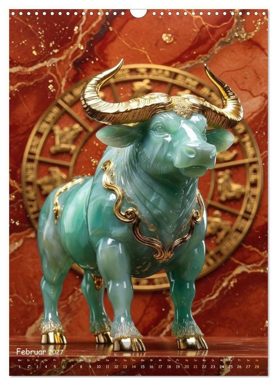 Produktbild: ZODIAK JADE IMPERIAL (Wandkalender 2027 DIN A3 hoch), CALVENDO Monatskalender