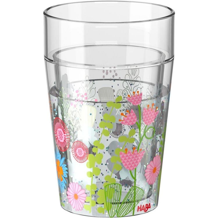 Produktbild: HABA - Glitzerbecher Blumen