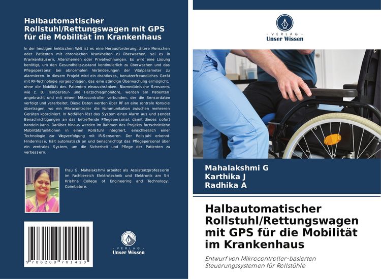 Produktbild: Halbautomatischer Rollstuhl/Rettungswagen mit GPS f&uuml;r die Mobilit&auml;t im Krankenhaus