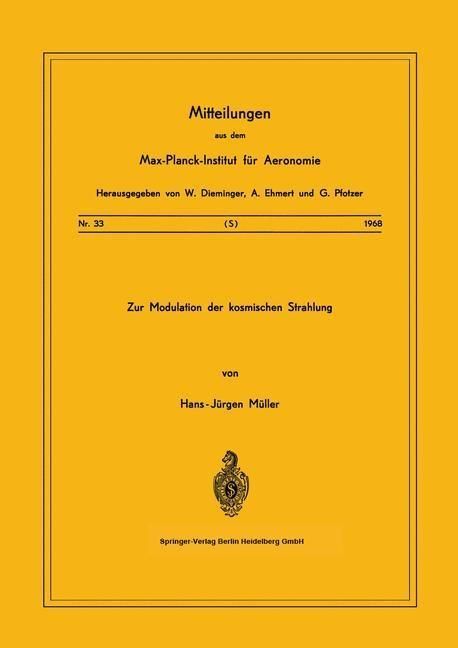 Produktbild: Zur Modulation der kosmischen Strahlung
