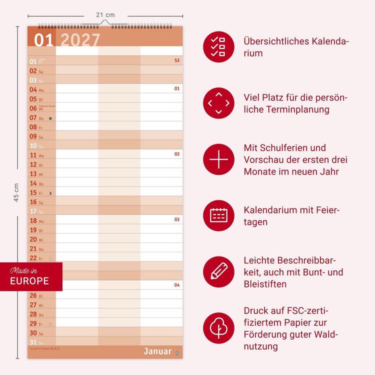 Produktbild: Basic Planer f&uuml;r zwei 2027