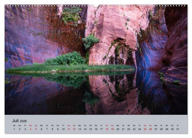 Produktbild: Magische Landschaften - Unterwegs im S&uuml;dwesten der USA (Wandkalender 2026 DIN A2 quer), CALVENDO Monatskalender