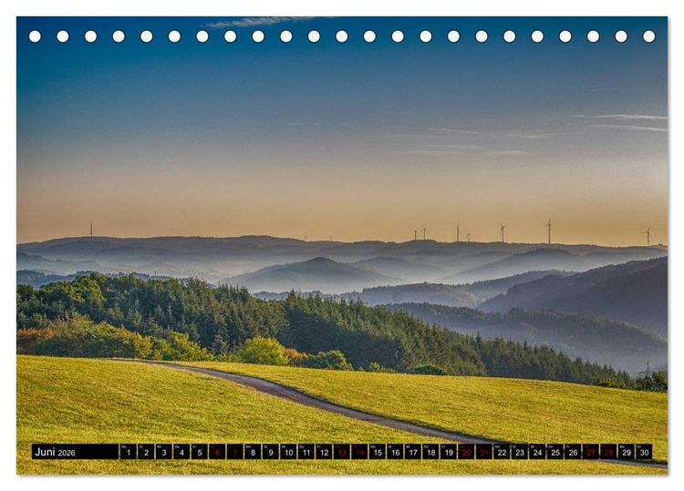 Produktbild: Westerwaldliebe (Tischkalender 2026 DIN A5 quer), CALVENDO Monatskalender