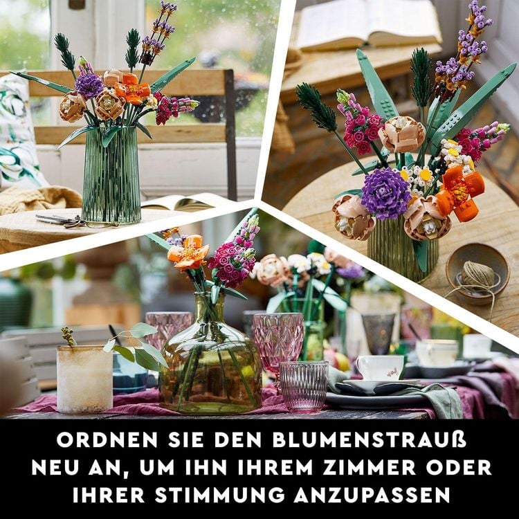 LEGO Botanicals Blumenstrauß - Kunstpflanzen für Erwachsene 10280