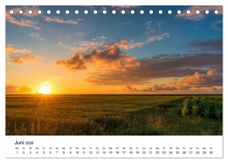 Produktbild: Wilhelmshaven und Umland - Idyllische Motive von H&auml;fen, Meer und Landschaft (Tischkalender 2026 DIN A5 quer), CALVENDO Monatskalender