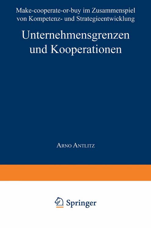 Produktbild: Unternehmensgrenzen und Kooperationen