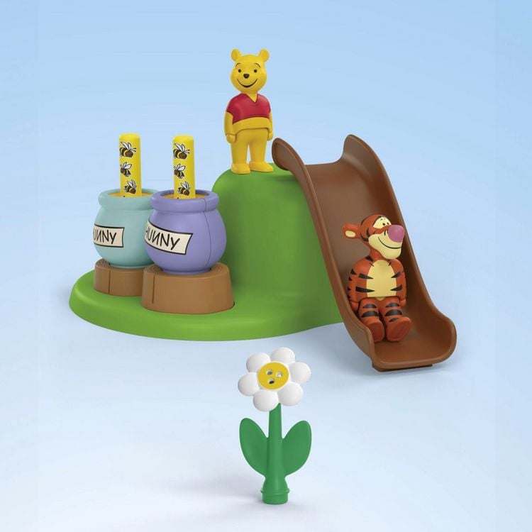 Produktbild: 71694 JUNIOR & Disney: Winnie Puuhs & Tiggers Bienengarten