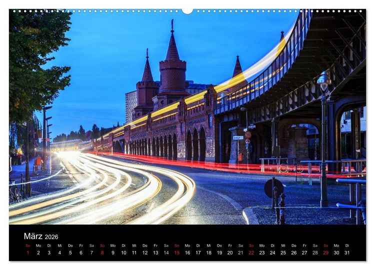 Produktbild: Berlin dynmaic (hochwertiger Premium Wandkalender 2026 DIN A2 quer), Kunstdruck in Hochglanz