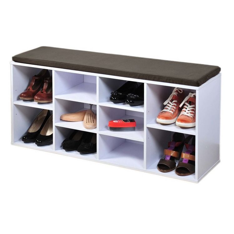 Produktbild: HTI-Living Schuhbank Katja1 L wei&szlig; Schuhbank Katja1 L wei&szlig;