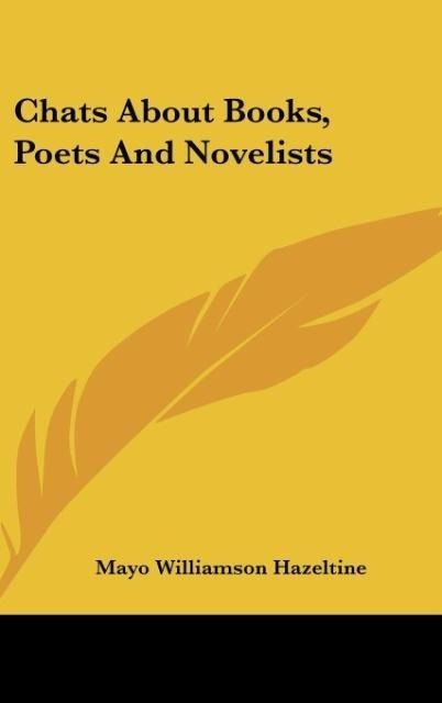 Produktbild: Chats About Books, Poets And Novelists