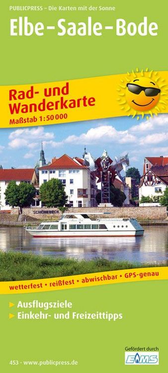 Produktbild: Rad- und Wanderkarte Elbe - Saale - Bode