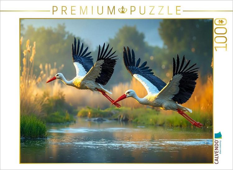 Produktbild: CALVENDO Puzzle Stille Poesie des Fluges | 1000 Teile Lege-Gr&ouml;&szlig;e 64x48cm Foto-Puzzle f&uuml;r gl&uuml;ckliche Stunden