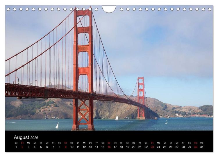 Produktbild: Traumreisen USA (Wandkalender 2026 DIN A4 quer), CALVENDO Monatskalender