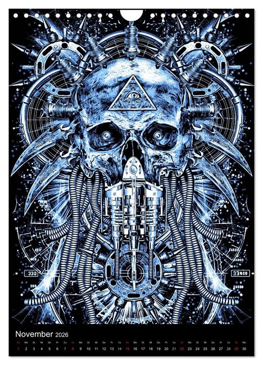 Produktbild: BLOODBOY/DARK ILLUSTRATION (Wandkalender 2026 DIN A4 hoch), CALVENDO Monatskalender