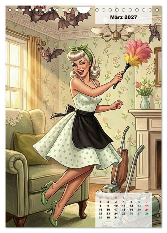 Produktbild: Vampir-Girls (Wandkalender 2027 DIN A4 hoch), CALVENDO Monatskalender