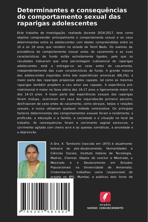 Produktbild: Determinantes e consequ&ecirc;ncias do comportamento sexual das raparigas adolescentes
