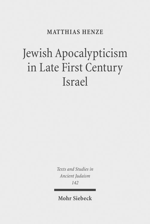 Produktbild: Jewish Apocalypticism in Late First Century Israel