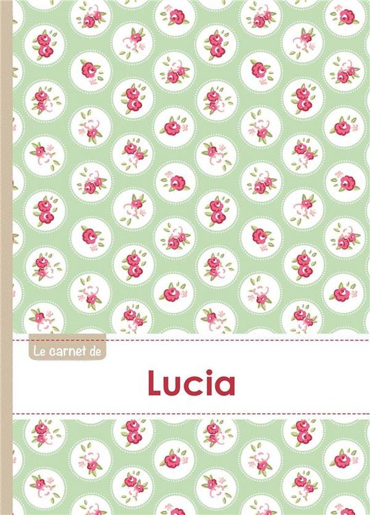 Produktbild: Le carnet de lucia lignes, 96p,
