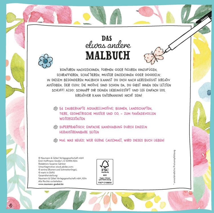 Produktbild: Das Konturen-Malbuch