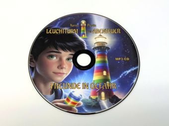 Produktbild: Leuchtturm der Abenteuer Freunde in Gefahr - Spannendes und lustiges H&ouml;rbuch f&uuml;r Kinder ab 8-10 Jahren f&uuml;r Jungen und M&auml;dchen