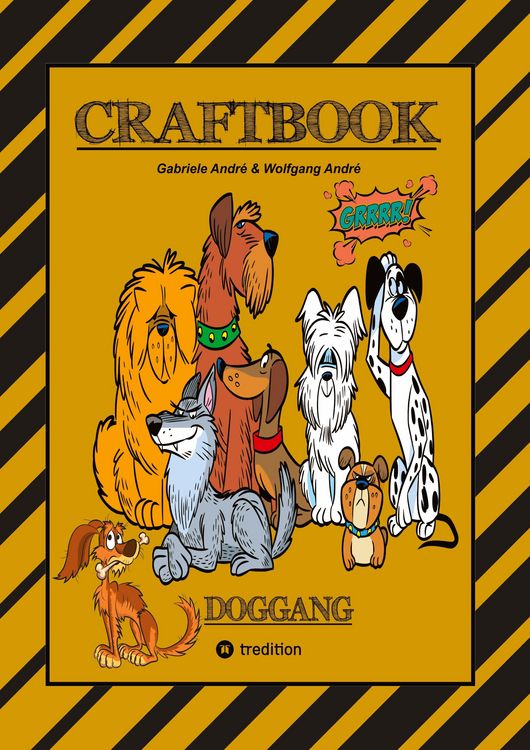 Produktbild: Craftbook - 100 Seiten mit dem Treuen Vierbeiner - Wunderbare Hundemotive - Knifflige R&auml;tsel & Ausfgaben - Wissenswertes - Meine Stroy