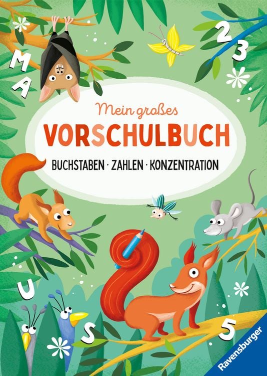Produktbild: Mein großes Vorschulbuch: Buchstaben Zahlen Konzentration