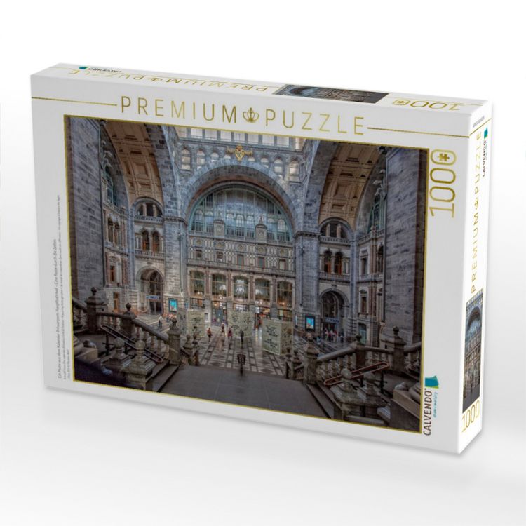 Produktbild: CALVENDO Puzzle Ein Motiv aus dem Kalender Antwerpens Hauptbahnhof - Eine Reise durch die Zeiten | 1000 Teile Lege-Gr&ouml;&szlig;e 64x48cm Foto-Puzzle f&uuml;r gl&uuml;ckliche Stunden