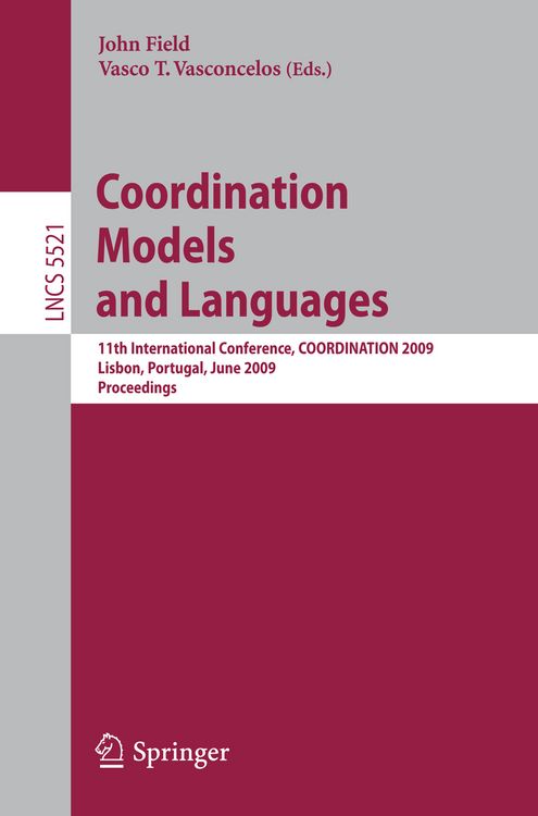Produktbild: Coordination Models and Languages