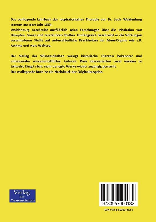 Produktbild: Die Inhalationen der zerst&auml;ubten Fl&uuml;ssigkeiten sowie der D&auml;mpfe und Gase