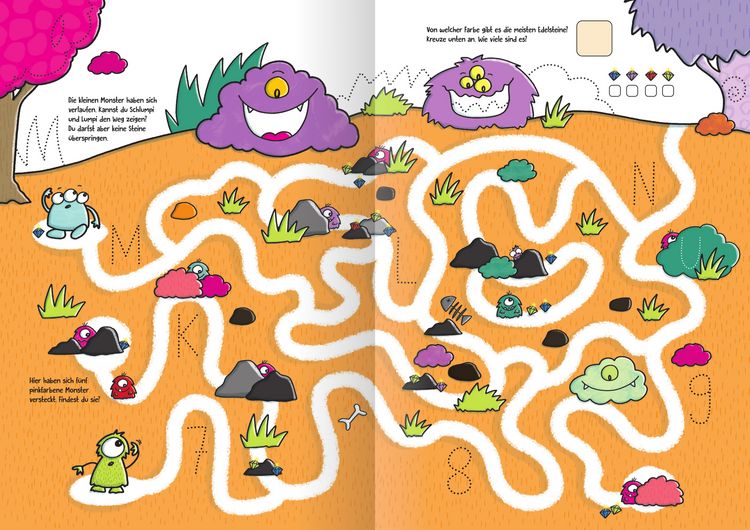 Produktbild: R&auml;tseln & Lernen &ndash; Monster