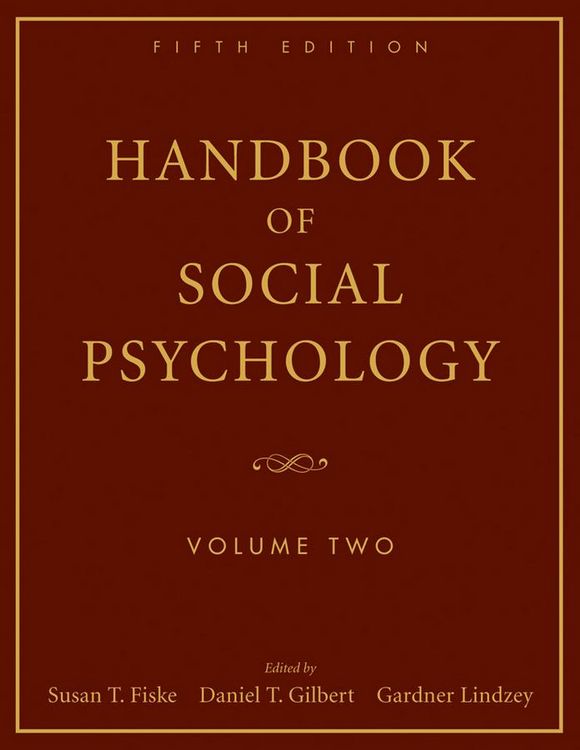 Produktbild: Handbook of Social Psychology, Volume 2