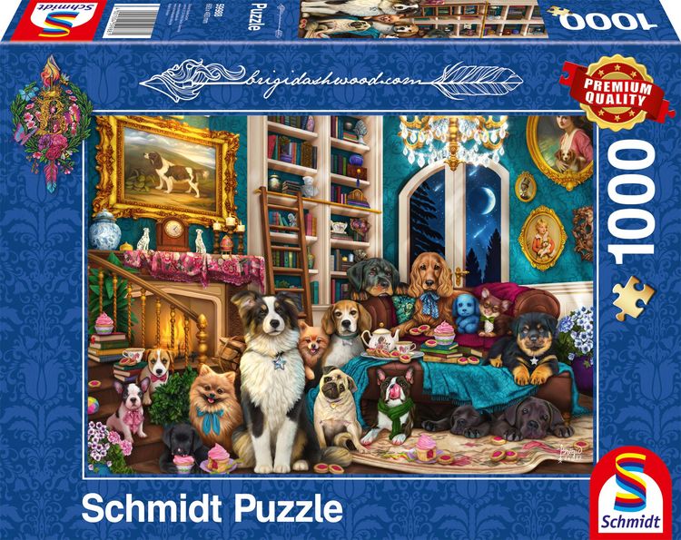 Produktbild: Party in der BibliothekBrigid Ashwood Puzzle 1.000 Teile