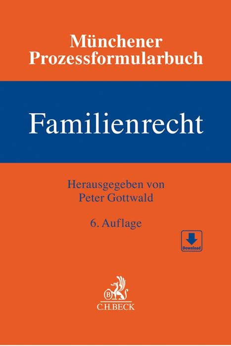 Produktbild: Münchener Prozessformularbuch Bd. 3: Familienrecht