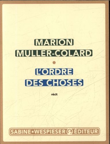 Produktbild: L'ordre des choses : r&eacute;cit