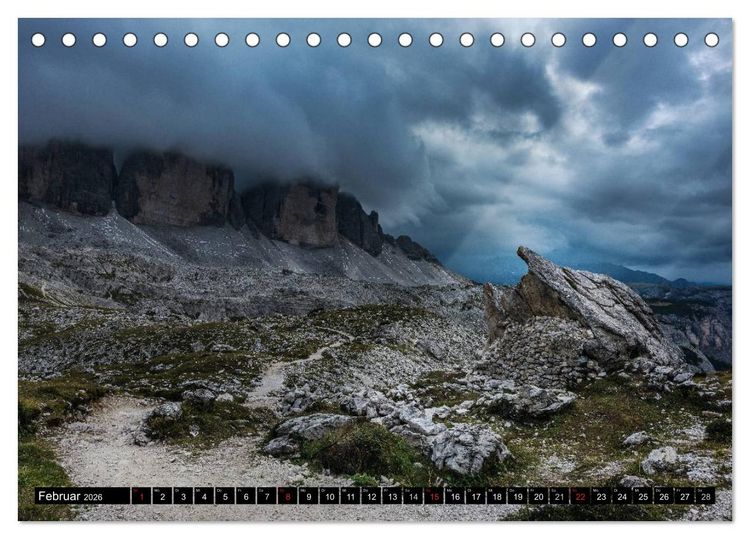 Produktbild: Dolomiten - S&uuml;dtirol (Tischkalender 2026 DIN A5 quer), CALVENDO Monatskalender
