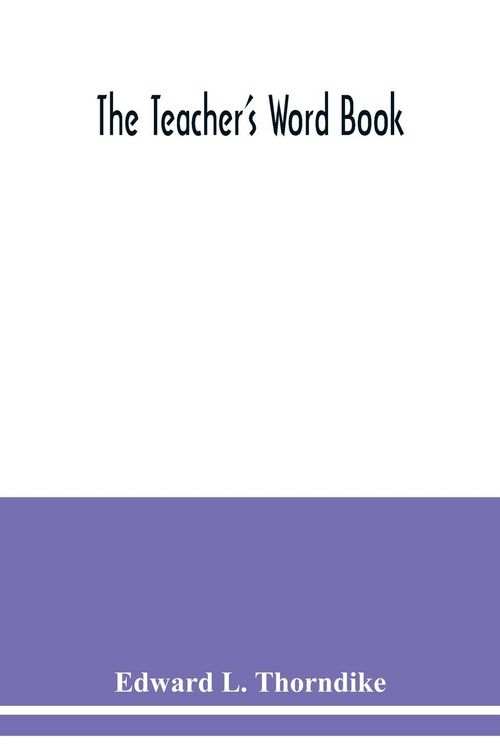 Produktbild: The teacher's word book